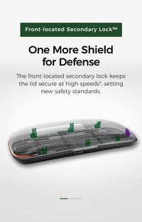 Nomadix Pro Roof Box (XL -Slim-400-E-black)